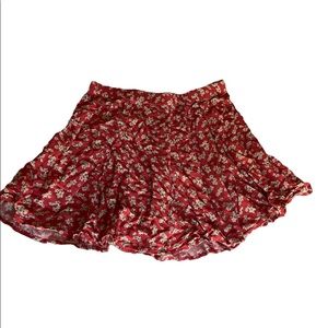 NWOT American Eagle Floral Mini Skirt